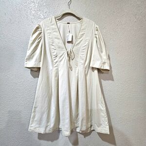 Free People Mini Ivory Dress